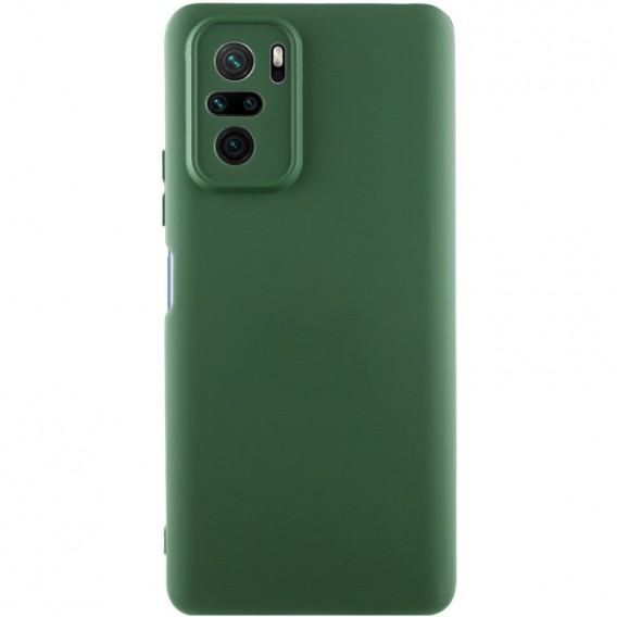 Чохол Silicone Cover Lakshmi Full Camera (AAA) для Xiaomi Redmi Note 10 / Note 10s / Poco M5s Зелений / Cyprus Green
