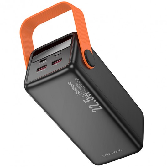 Портативное ЗУ Power Bank BOROFONE BJ66A Magnifico 22.5W+PD20W 50000 mAh Black - изображение 6