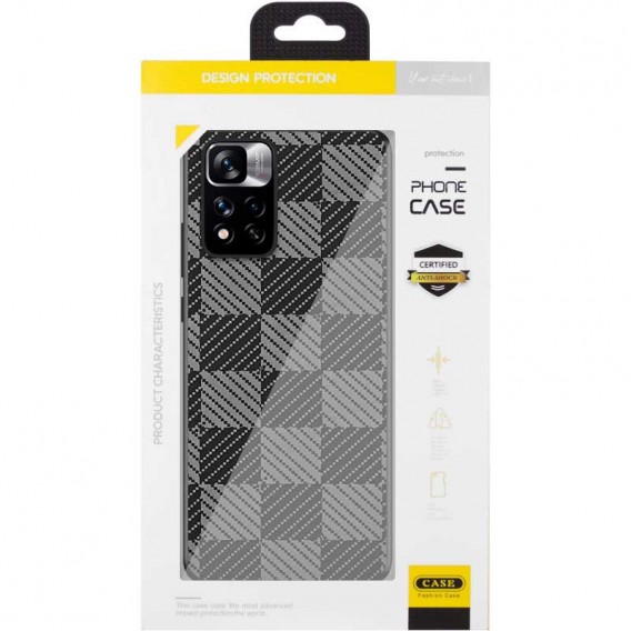 Чохол TPU+PC Grid для Xiaomi Redmi Note 11 Pro 4G/5G / 12 Pro 4G Cube