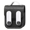 Шкіряний футляр Briefcase для навушників AirPods 1/2 Black / White