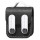 Кожаный футляр Briefcase для наушников AirPods 1/2 Black / White