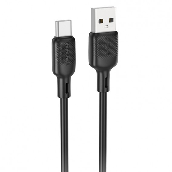 Дата кабель Borofone BX113 Lenny USB to Type-C 3A (3m) Black