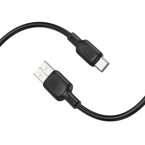 Дата кабель Borofone BX113 Lenny USB to Type-C 3A (3m) Black