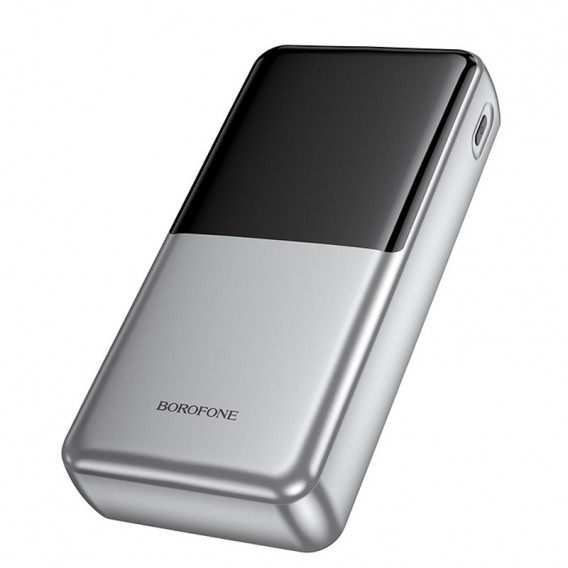 Портативний ЗП Power Bank BOROFONE BJ75A Foinse 22.5W+PD20W with display 20000 mAh Silver - зображення 2 