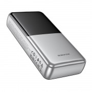 Портативний ЗП Power Bank BOROFONE BJ75A Foinse 22.5W+PD20W with display 20000 mAh Silver