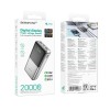 Портативний ЗП Power Bank BOROFONE BJ75A Foinse 22.5W+PD20W with display 20000 mAh Silver