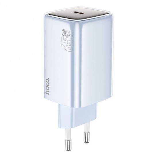 СЗУ Hoco N48 Glorious PD65W (1USB-C) Blue - изображение 1