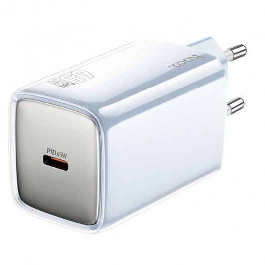 СЗУ Hoco N48 Glorious PD65W (1USB-C) Blue - изображение 3