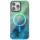 Чохол TPU Shiny Mountain (MagFit) для Apple iPhone 12 Pro Max (6.7") Green / Blue