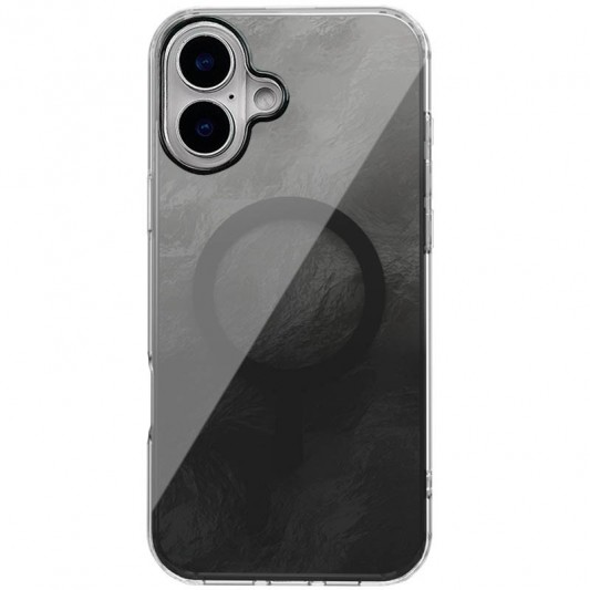 Чехол TPU Shiny Mountain (MagFit) для Apple iPhone 16 (6.1") Black