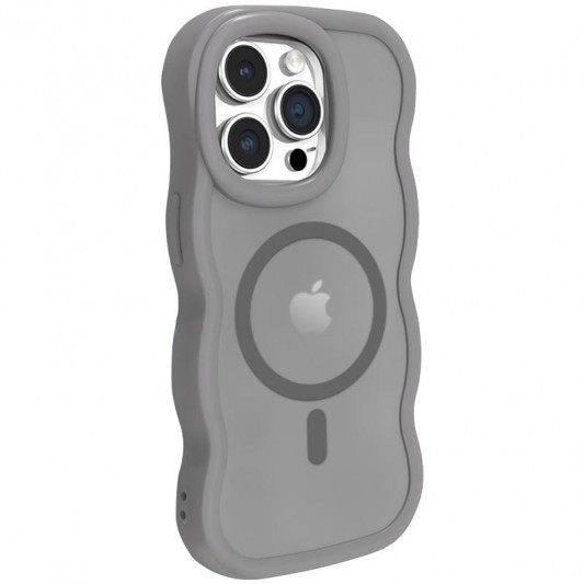 Чохол TPU+PC Undine with MagSafe для Apple iPhone 12 Pro / 12 (6.1") Grey - зображення 1 