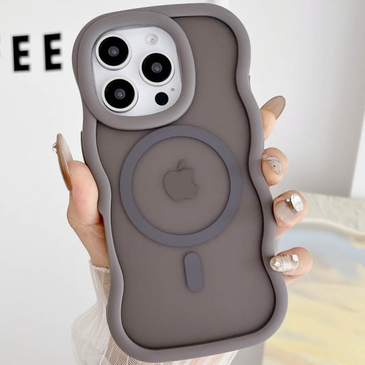 Чохол TPU+PC Undine with MagSafe для Apple iPhone 13 Pro (6.1") Grey - зображення 2 