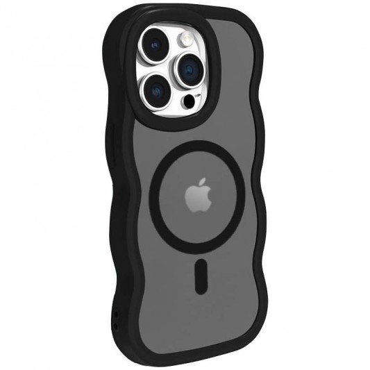 Чохол TPU+PC Undine with MagSafe для Apple iPhone 13 Pro (6.1") Black - зображення 1 