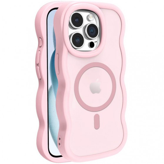 Чехол TPU+PC Undine with MagSafe для Apple iPhone 13 Pro Max (6.7") Pink