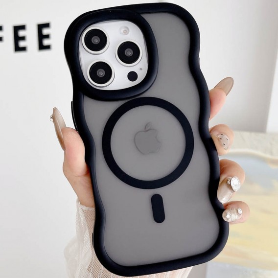 Чохол TPU+PC Undine with MagSafe для Apple iPhone 14 Pro (6.1") Black - зображення 2 