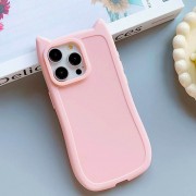Чохол TPU GETMAN Cat with straps для Apple iPhone 13 Pro (6.1") Pink