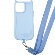 Чохол TPU GETMAN Cat with straps для Apple iPhone 13 Pro (6.1") Blue