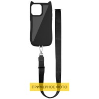 Чохол TPU GETMAN Cat with straps для Apple iPhone 16 (6.1") Black
