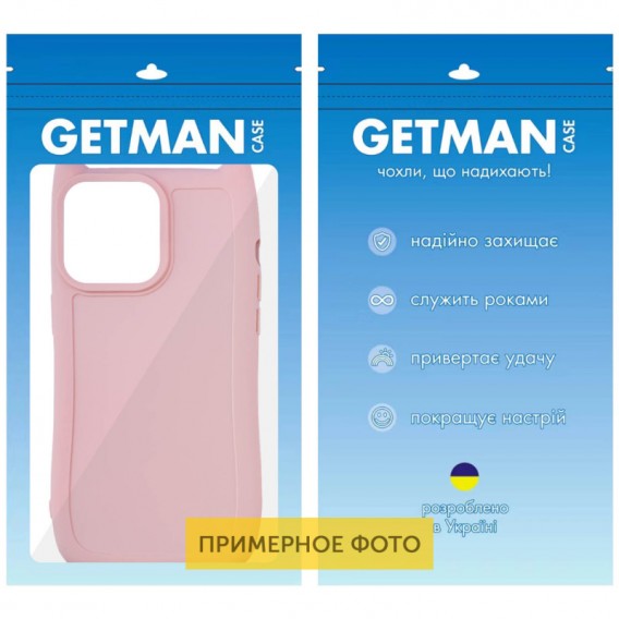 Чохол TPU GETMAN Cat with straps для Apple iPhone 16 (6.1") Pink