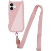Чохол TPU GETMAN Cat with straps для Apple iPhone 16 Plus (6.7") Pink
