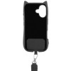 Чохол TPU GETMAN Cat with straps для Apple iPhone 16 Plus (6.7") Black