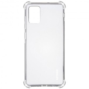 TPU чехол GETMAN Ease logo усиленные углы для Samsung Galaxy A51 Бесцветный (прозрачный)