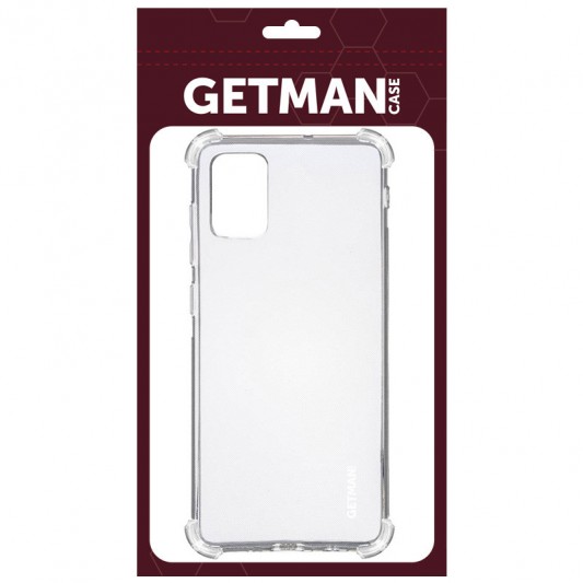 TPU чохол GETMAN Ease logo посилені кути для Samsung Galaxy A51 Безбарвний (прозорий) - зображення 1 