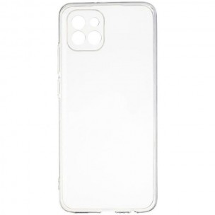 TPU чохол Epic Transparent 1,5mm Full Camera для Samsung Galaxy A03 Безбарвний (прозорий)