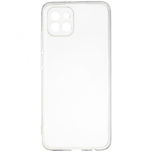 TPU чохол Epic Transparent 1,5mm Full Camera для Samsung Galaxy A03 Безбарвний (прозорий)