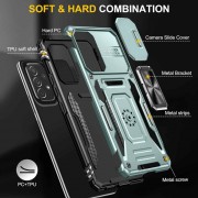 Ударостійкий чохол Camshield Army Ring для Samsung Galaxy A53 5G Зелений / Light Green
