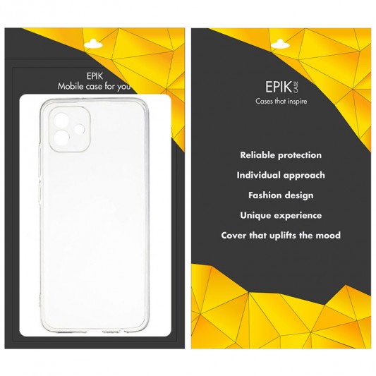 TPU чохол Epic Transparent 1,5mm Full Camera для Samsung Galaxy A04 Безбарвний (прозорий) - зображення 2 