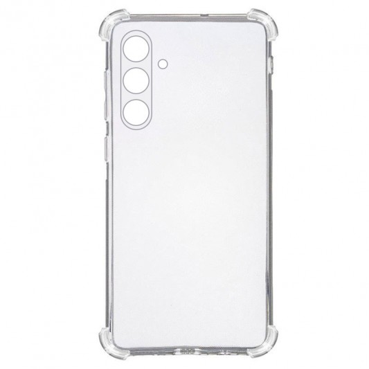 TPU чехол GETMAN Ease logo усиленные углы Full Camera для Samsung Galaxy S23 FE Бесцветный (прозрачный) - изображение 1