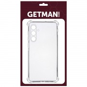 TPU чехол GETMAN Ease logo усиленные углы Full Camera для Samsung Galaxy S23 FE Бесцветный (прозрачный)