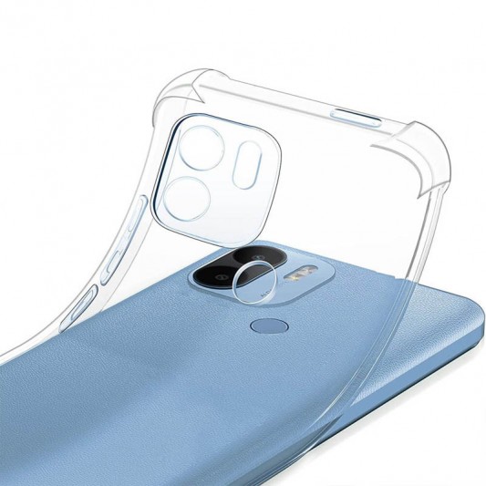 TPU чохол GETMAN Ease logo посилені кути Full Camera для Xiaomi Redmi A1+ / Poco C50 / A2+ Безбарвний (прозорий) - зображення 3 