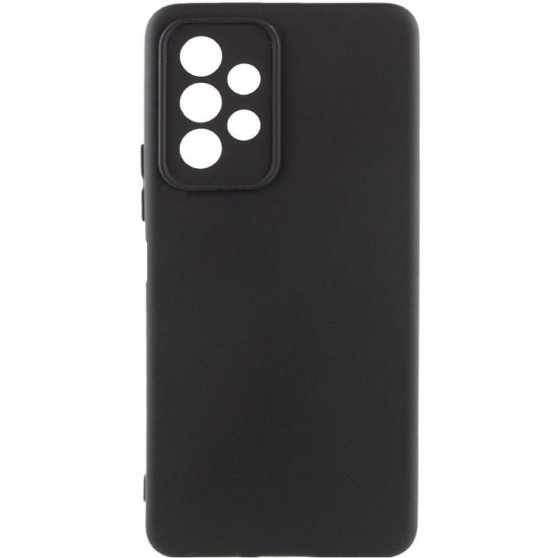 Чехол Silicone Cover Lakshmi Full Camera (AA) для Samsung Galaxy A23 4G Черный / Black