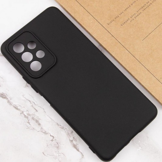 Чехол Silicone Cover Lakshmi Full Camera (AA) для Samsung Galaxy A23 4G Черный / Black - изображение 3