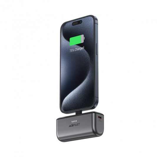 Портативний ЗП Power Bank Acefast M9 PD20W 5000 mAh Black - зображення 3 