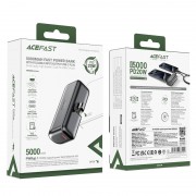 Портативний ЗП Power Bank Acefast M9 PD20W 5000 mAh Black