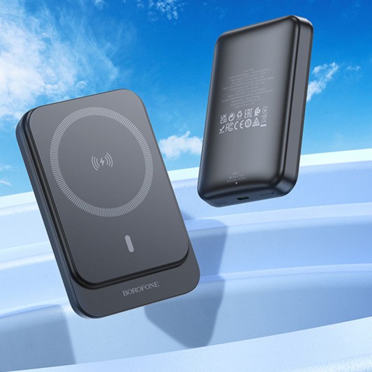 Портативний ЗП Power Bank BOROFONE BJ63A Nimble PD20W з БЗП 10000 mAh Black - зображення 4 