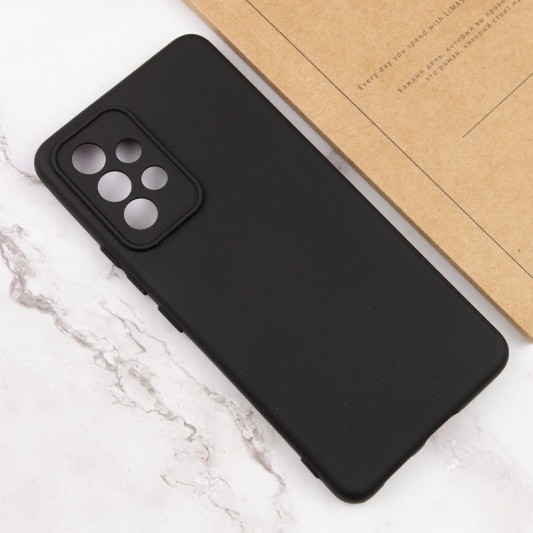 Чохол Silicone Cover Lakshmi Full Camera (AA) для Samsung Galaxy A32 4G Чорний / Black - зображення 3 