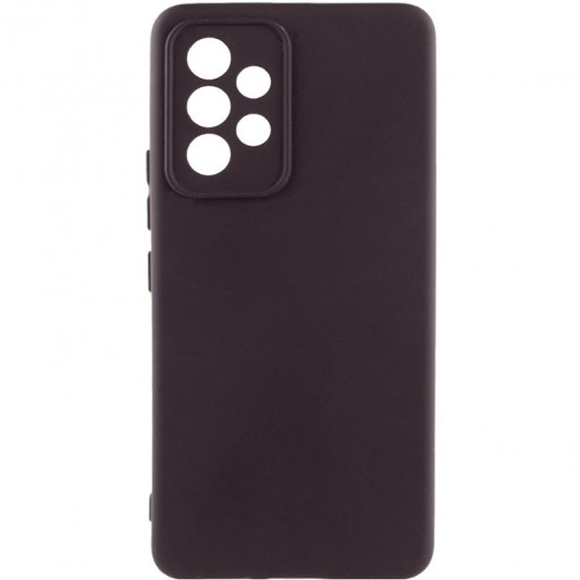 Чохол Silicone Cover Lakshmi Full Camera (AA) для Samsung Galaxy A32 4G Шоколадный / Chocolate