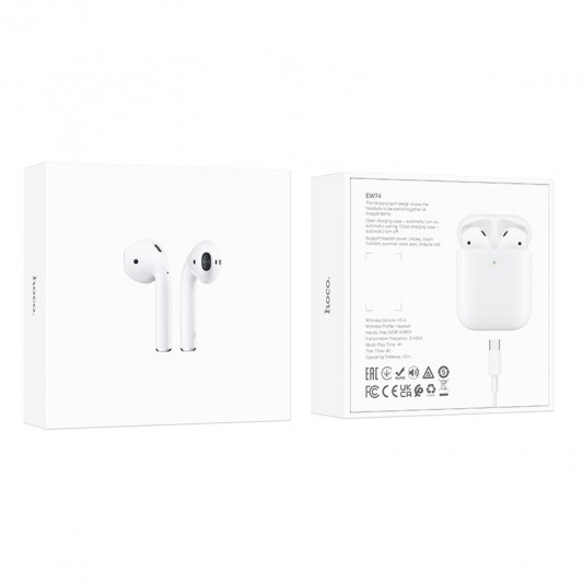 Беспроводные TWS наушники Hoco EW74 White - изображение 1
