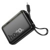 Портативний ЗП Power Bank Hoco J139 Hero 22.5W+PD20W + Lightning 10000 mAh Black