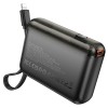 Портативний ЗП Power Bank Hoco J139 Hero 22.5W+PD20W + Lightning 10000 mAh Black