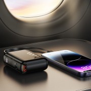 Портативний ЗП Power Bank Hoco J139 Hero 22.5W+PD20W + Lightning 10000 mAh Black
