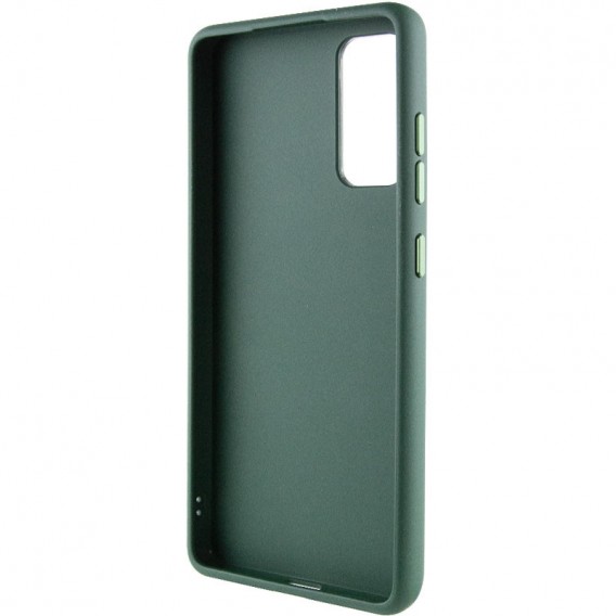 TPU чехол Bonbon Metal Style with MagSafe для Samsung Galaxy A52 4G / A52 5G / A52s Зеленый / Army Green
