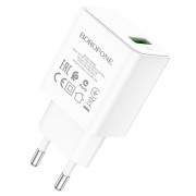 СЗУ Borofone BA66A QC3.0 (1USB-A) White