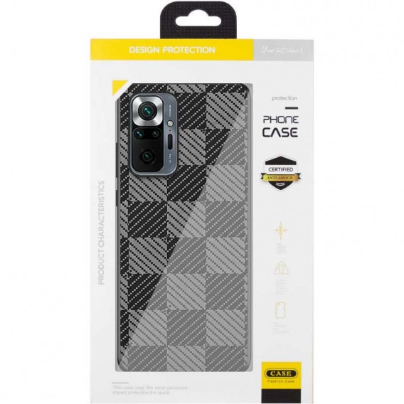 Чехол TPU+PC Grid для Xiaomi Redmi Note 10 Pro / 10 Pro Max Cube