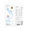 Дата кабель Borofone BX115 Lotto USB to Lightning 2.4A (1m) Blue