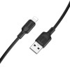 Дата кабель Borofone BX113 Lenny USB to Lightning 2.4A (3m) Black